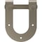 Ekena Millwork Premium Horseshoe Roller Hanger w/ Bolts for Barn Door for 2 1/4" Doors, White Bronze GB60015R2WZ - alternate 1